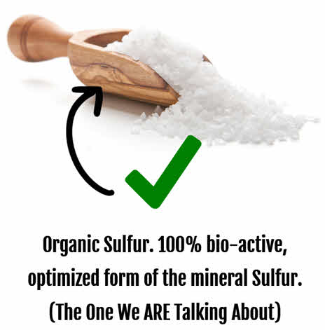 MSM is an organic sulfur used for hair growth and beauty