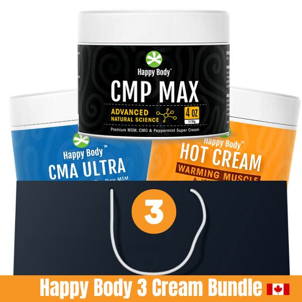 Happy Body 3 Unit Cream Bundle Canada