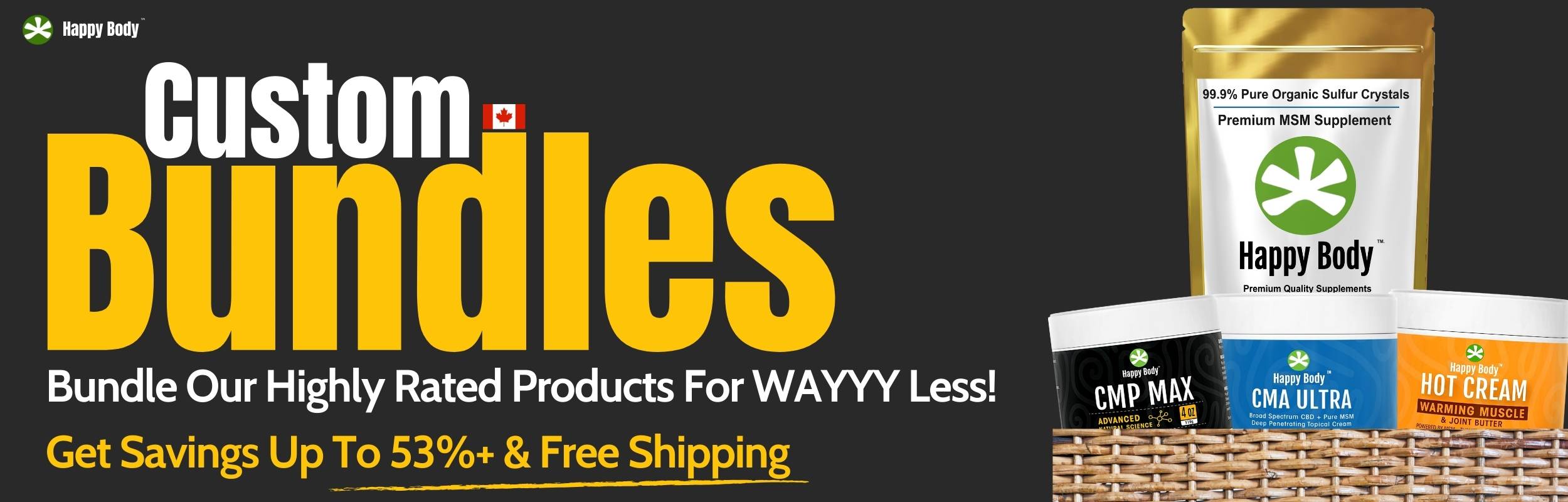 Happy Body Bundles Main Page Hero - Canada
