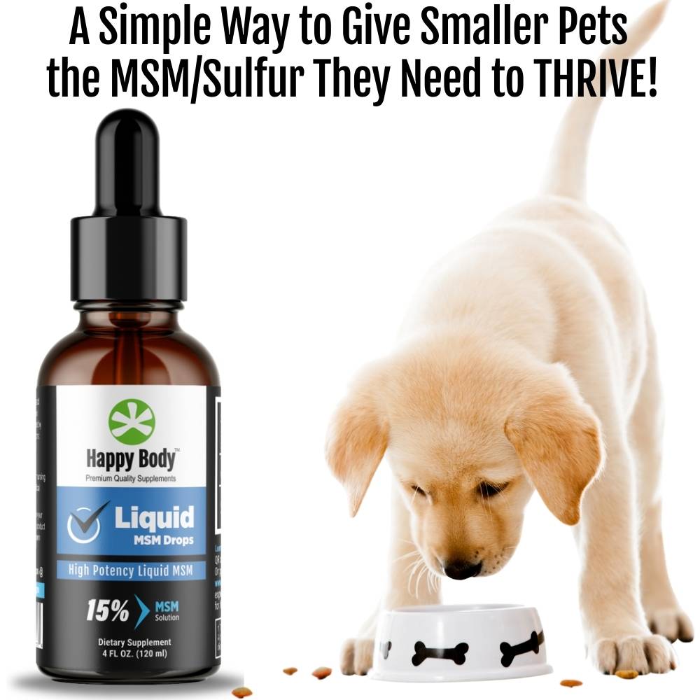 MSM Liquid Drops for Pets