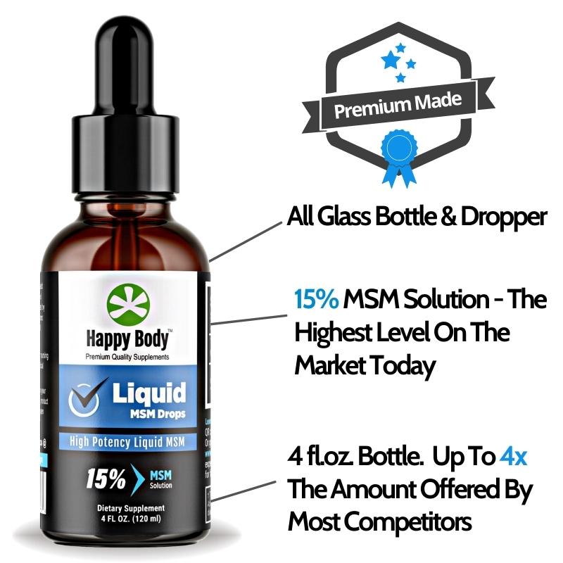 Happy Body Liquid MSM Quality and Value